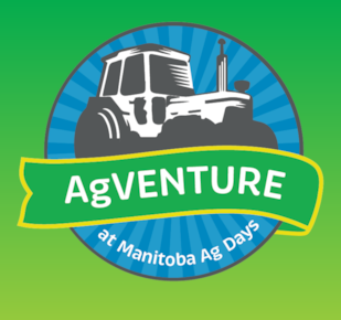 AgVenture logo on green and yellow gradient background