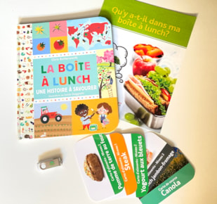 What’s in Your Lunchbox books and materials on table